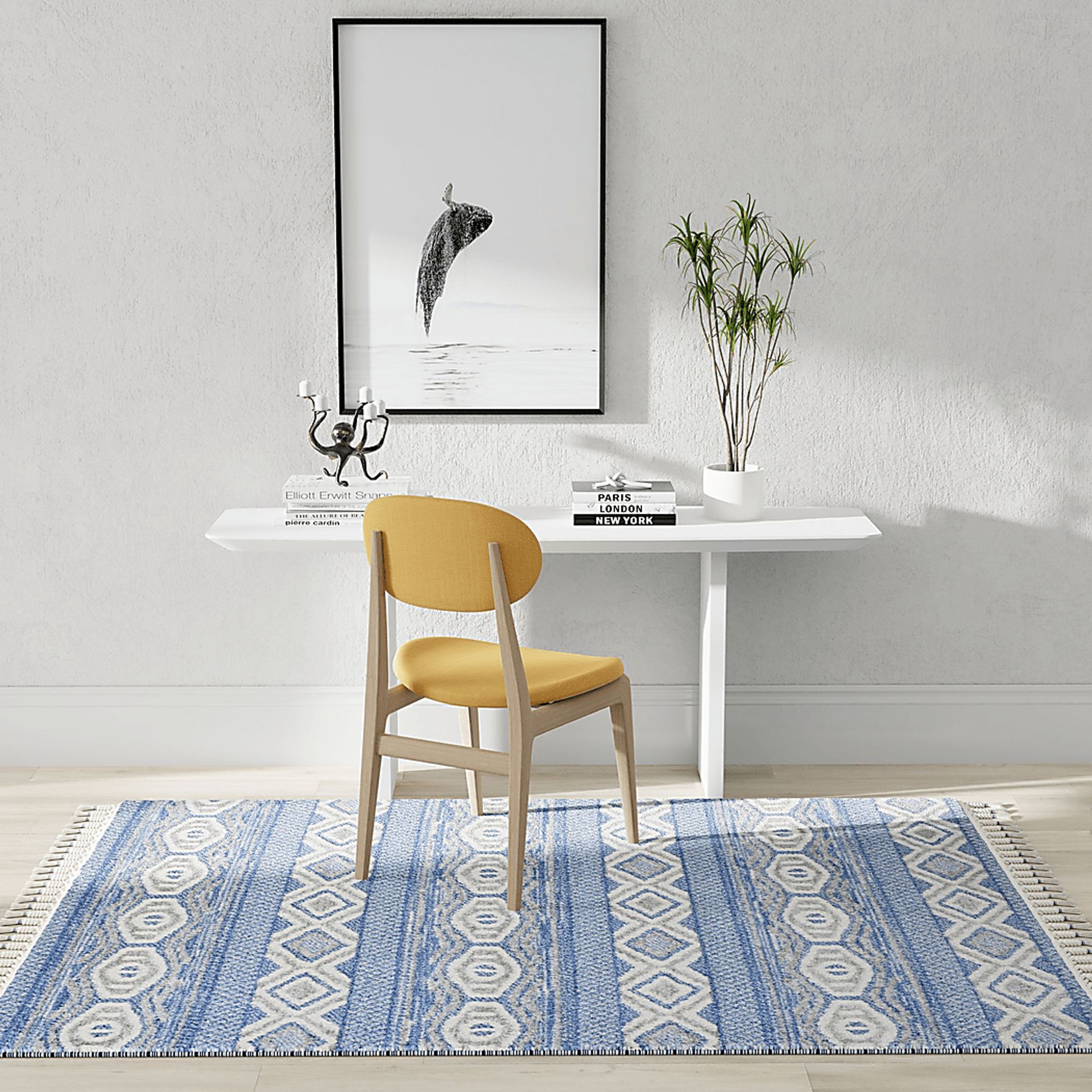 Jushou Blue 8'3 x 10' Rug - Image 6