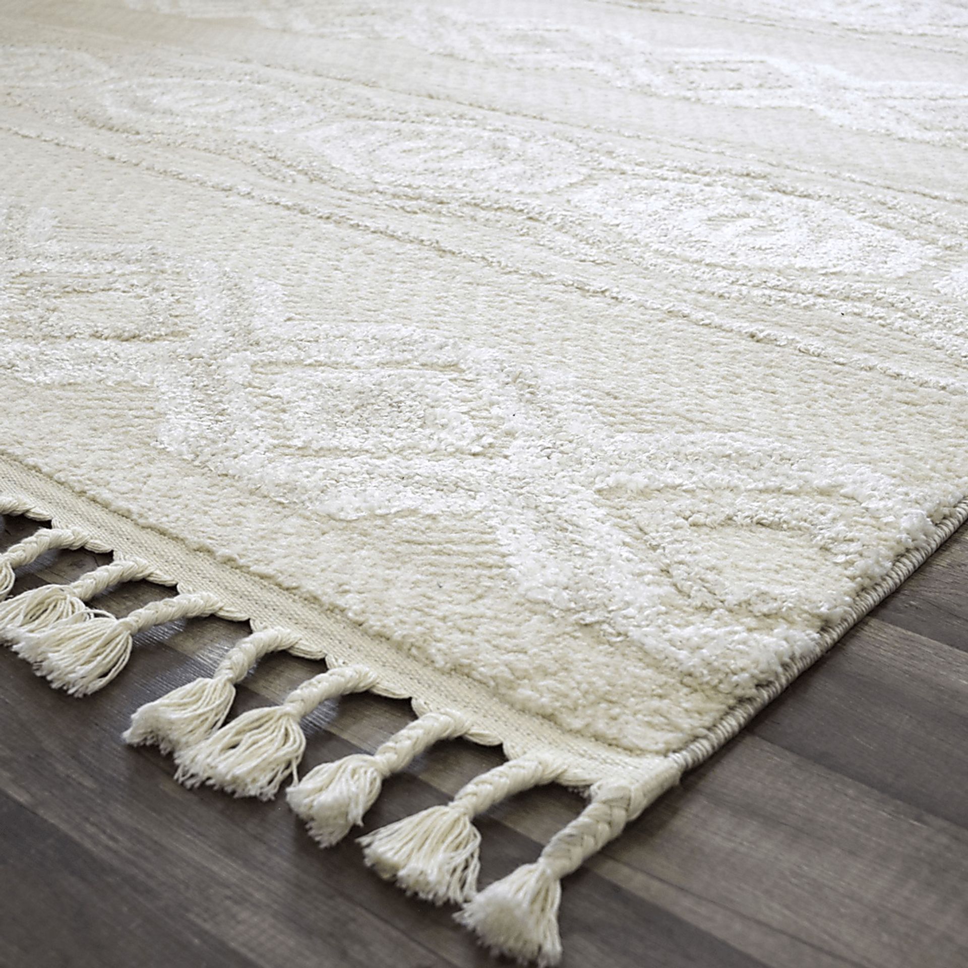 Jushou White/Tan 8'3 x 10' Rug - Image 3