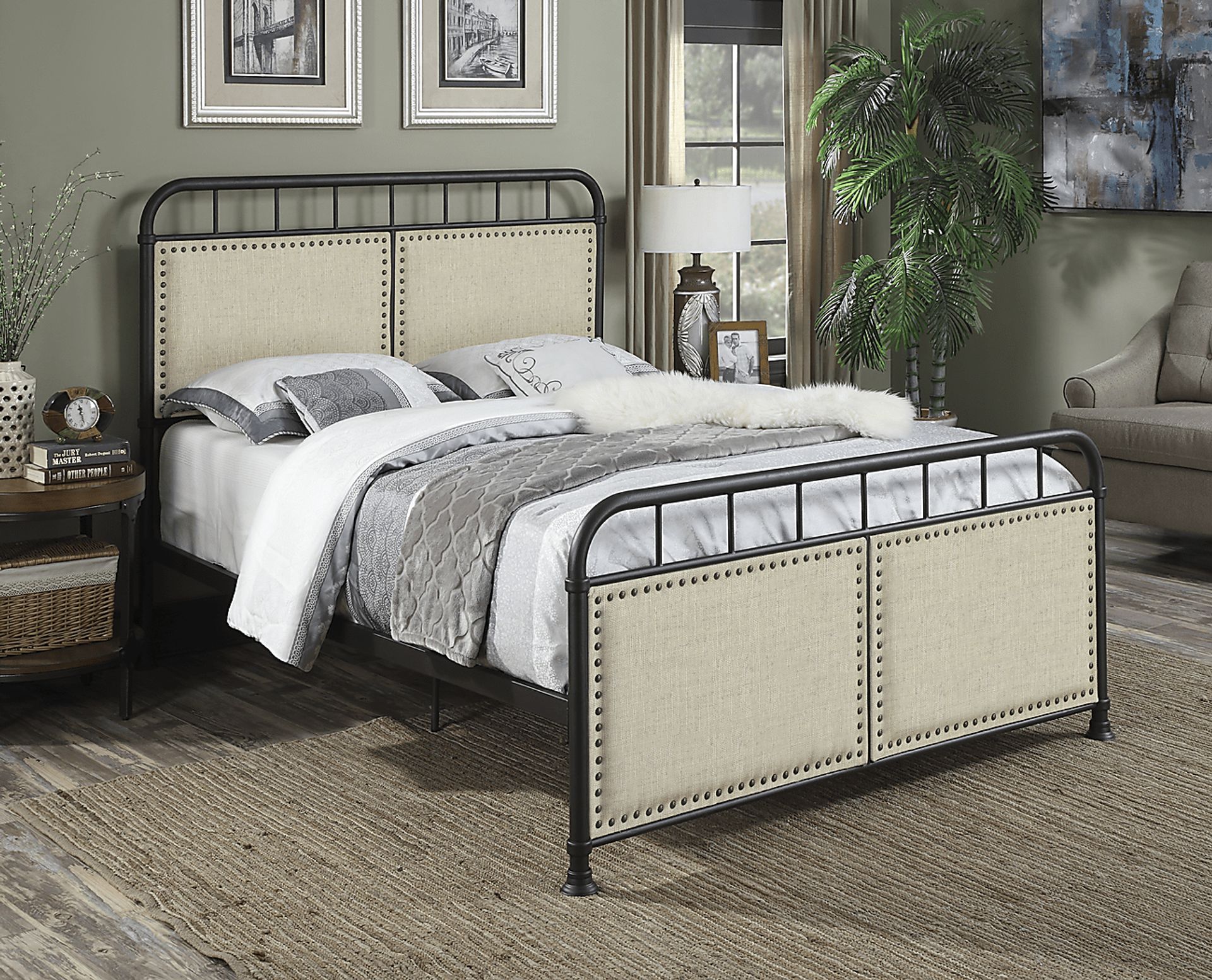 Justina White Queen Panel Bed - Image 2