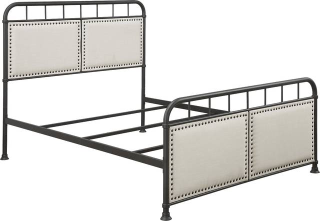 Justina White Queen Panel Bed - Thumbnail - Image 3