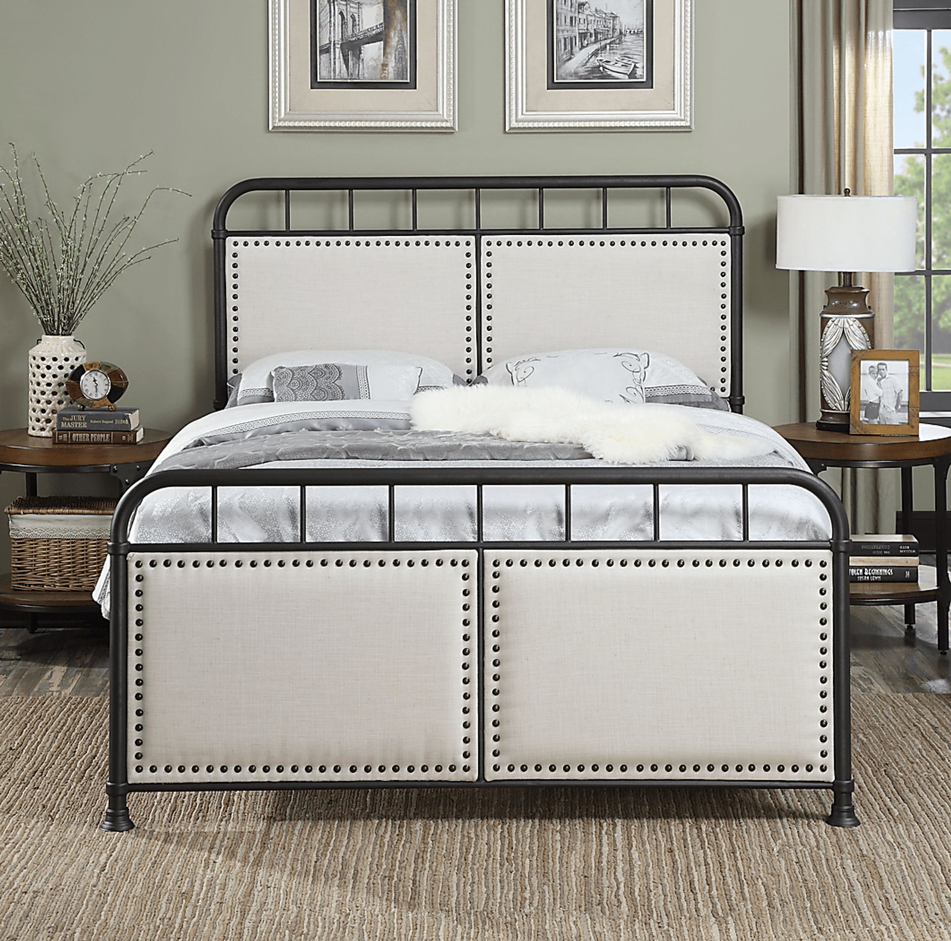 Justina White Queen Panel Bed - Image 4