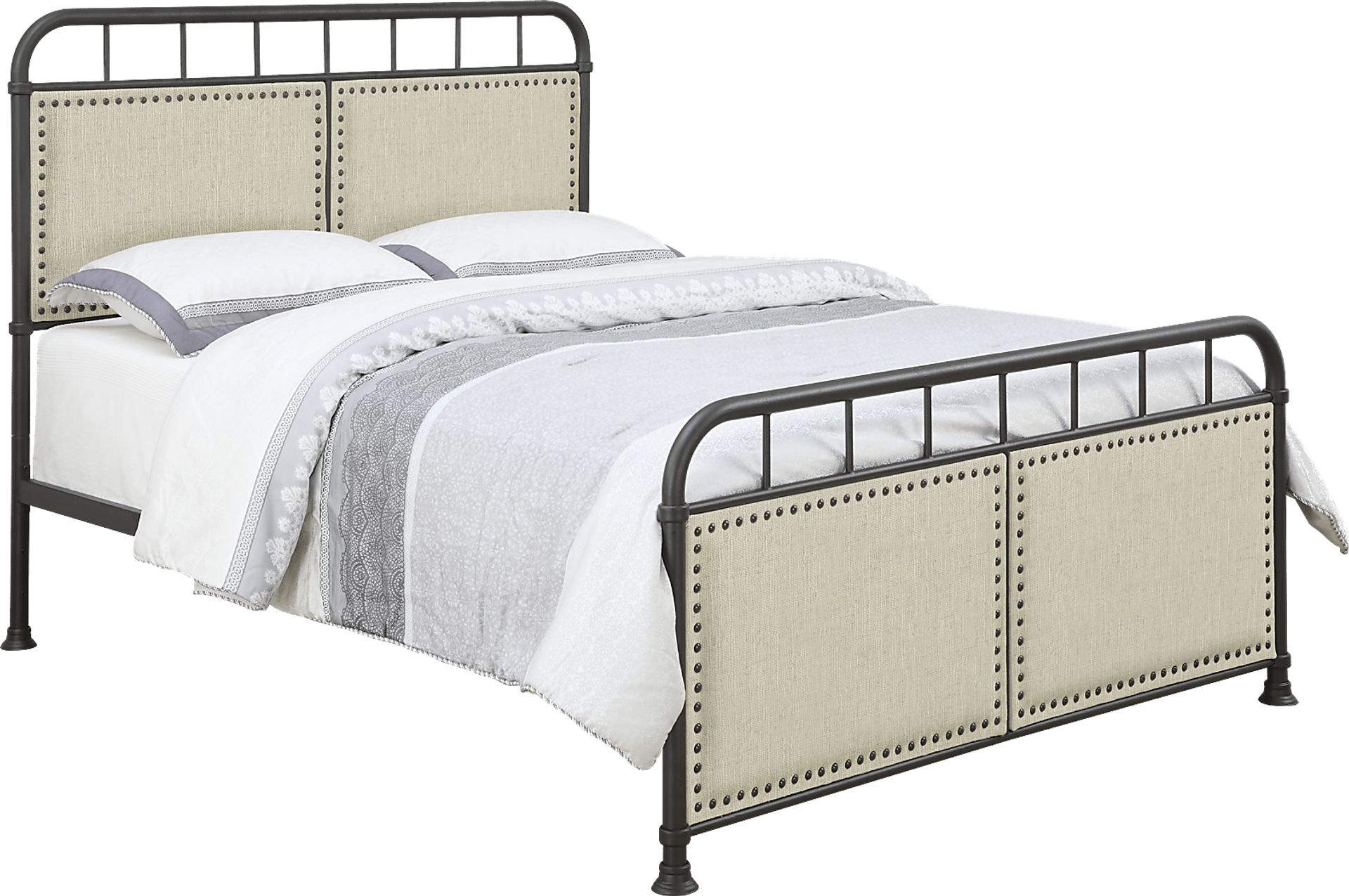 Justina White Queen Panel Bed - Image 1