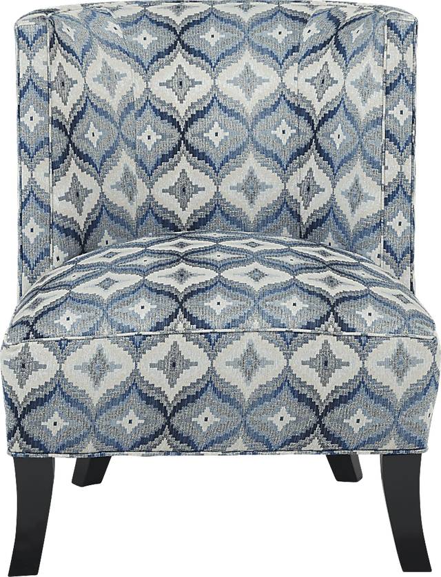 Justine Denim Accent Chair - Thumbnail - Image 2