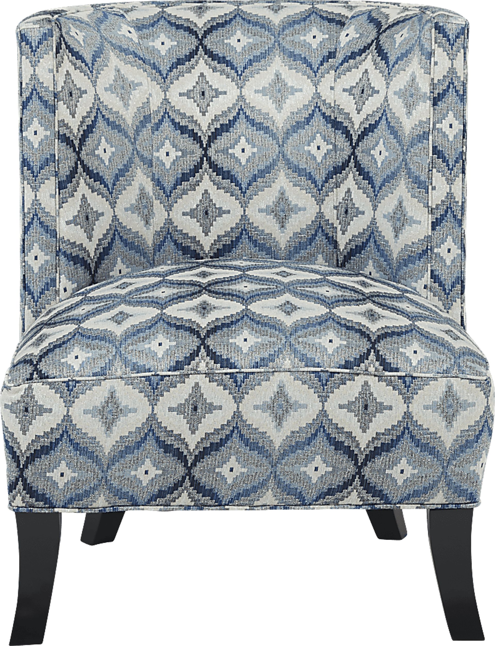 Justine Denim Accent Chair - Image 2