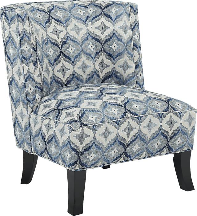 Justine Denim Accent Chair - Thumbnail - Image 1