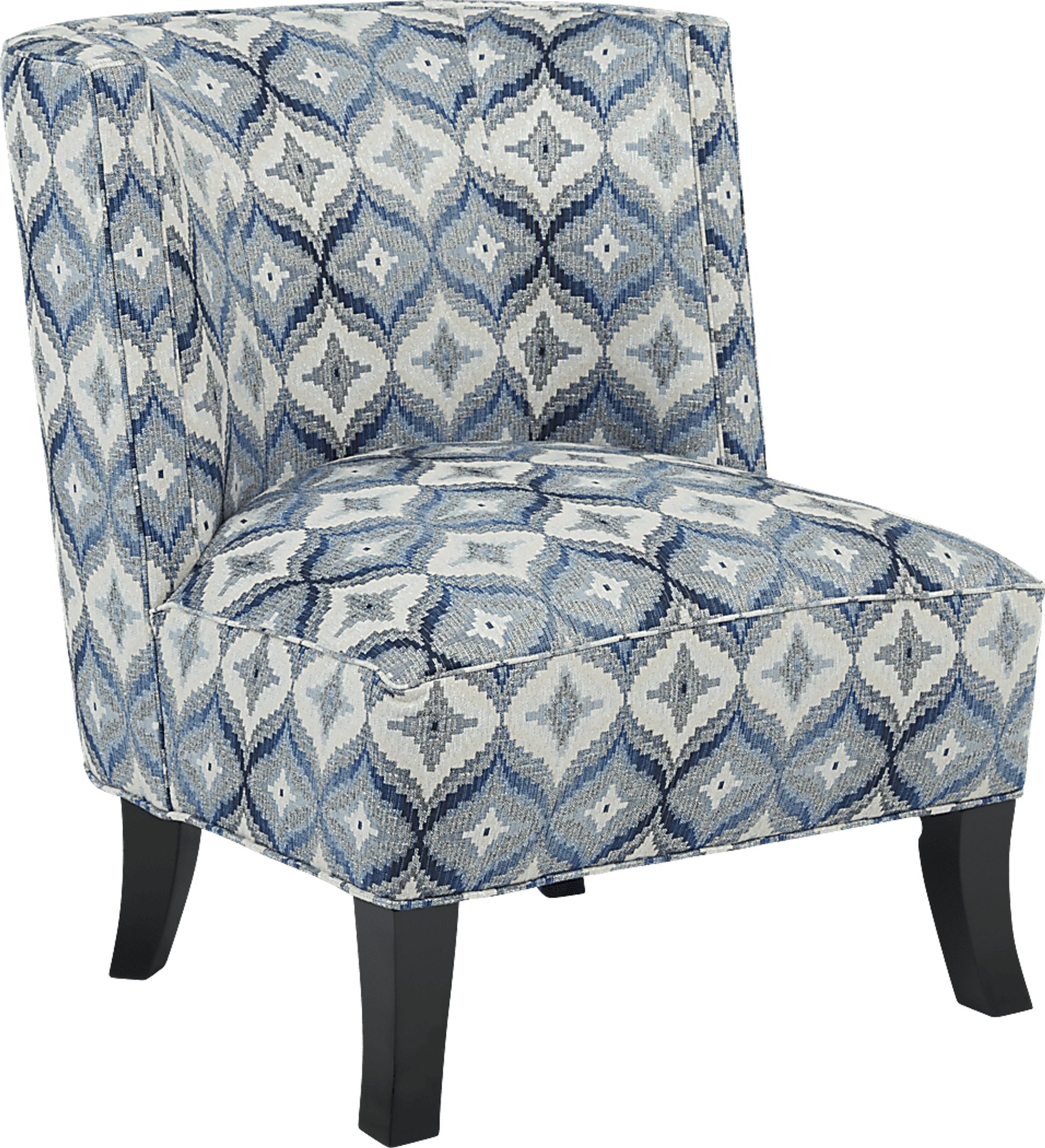 Justine Denim Accent Chair - Image 1