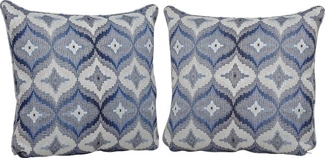 Justine Denim Accent Pillows (Set of 2) - Thumbnail - Image 1