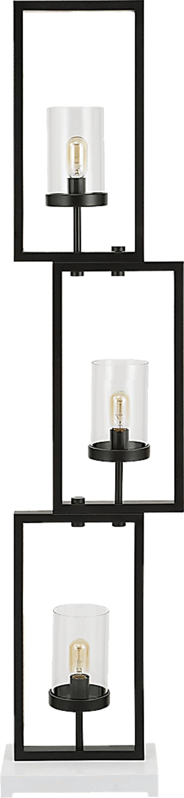 Justison Cave Black Floor Lamp - Thumbnail - Image 5