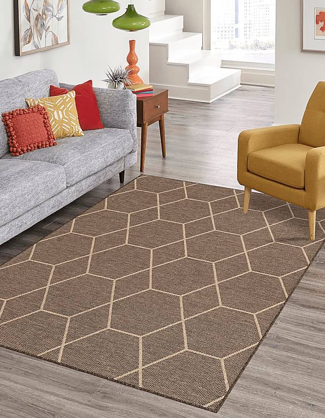 Jutta Brown 5'5 x 8' Rug - Thumbnail - Image 2