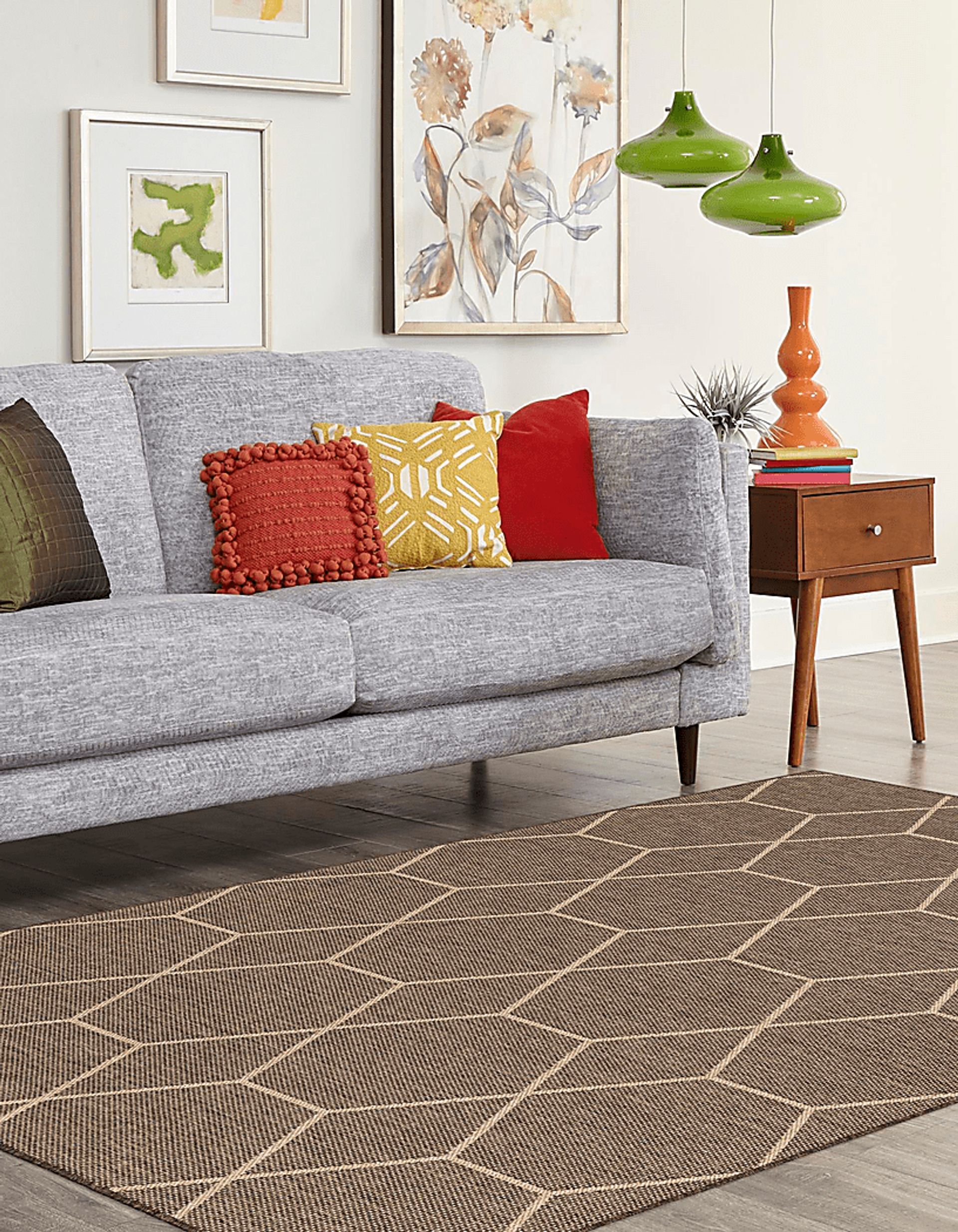Jutta Brown 5'5 x 8' Rug - Image 3