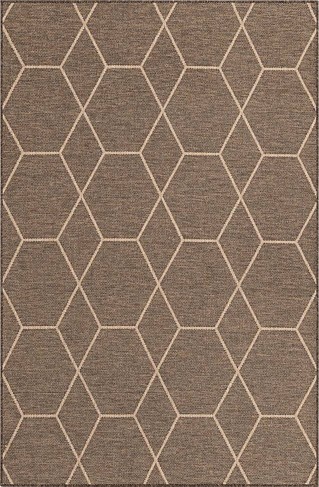 Jutta Brown 5'5 x 8' Rug - Thumbnail - Image 1