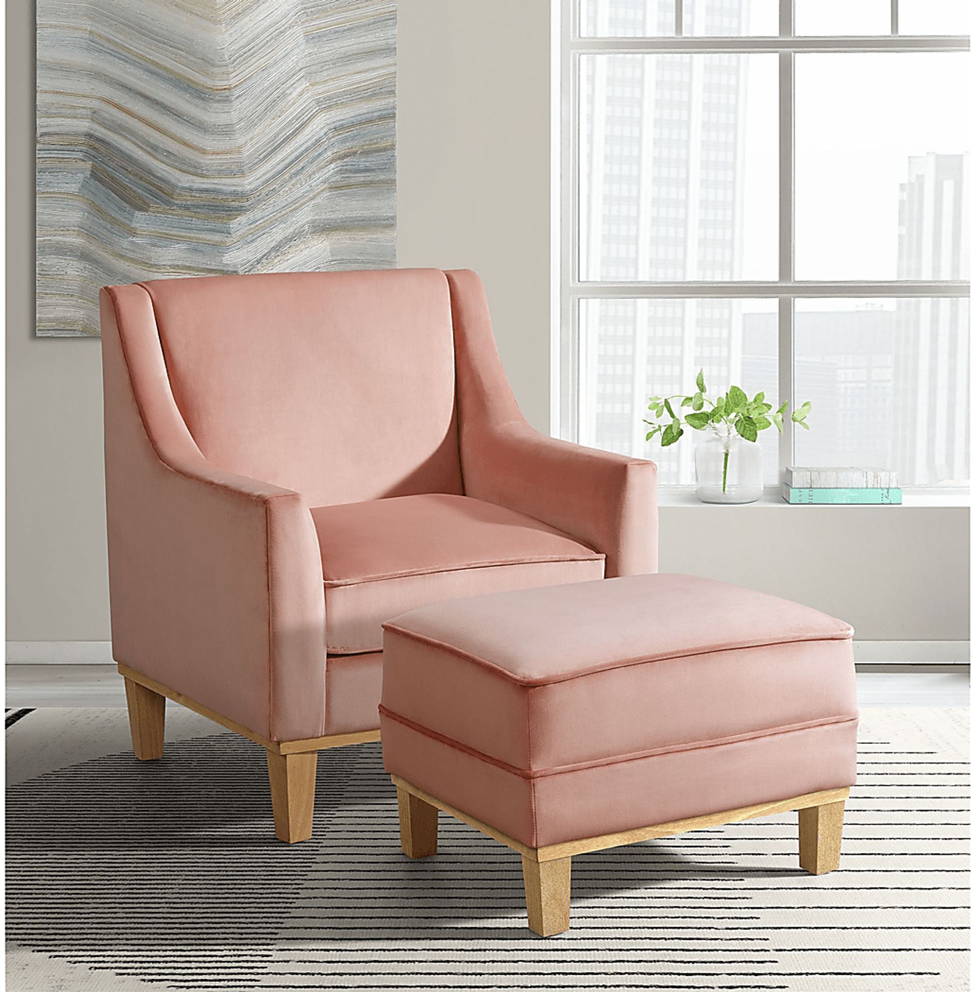 Kaali Blush Ottoman - Image 5