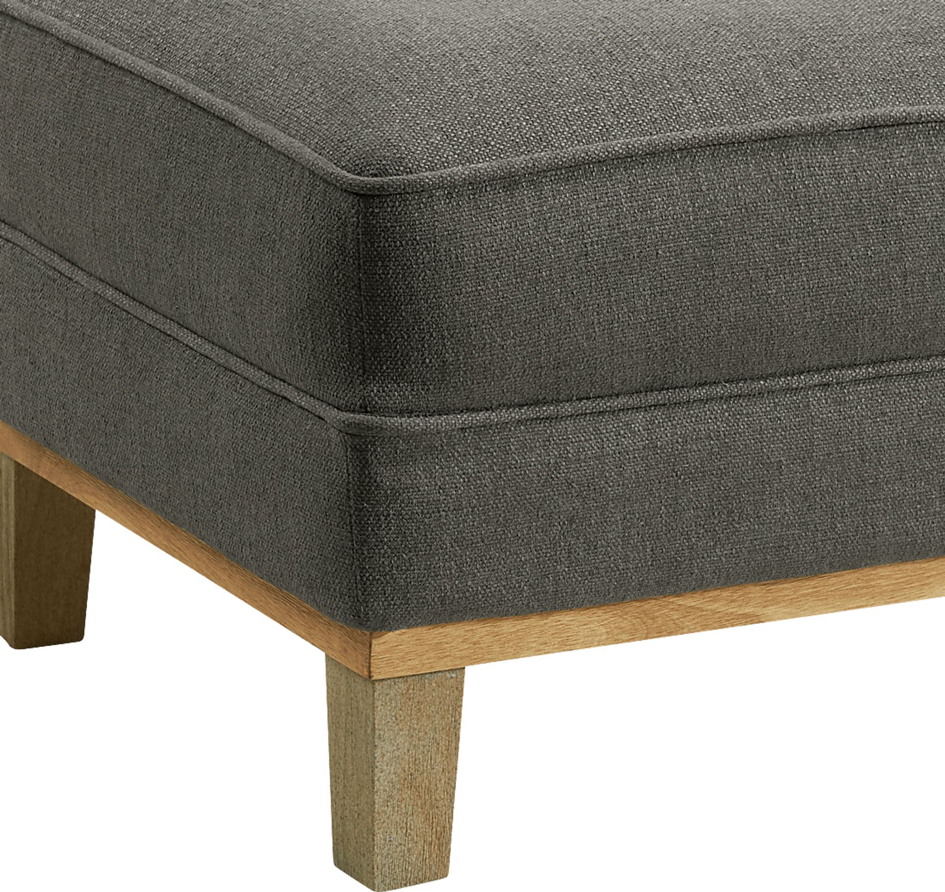 Kaali Charcoal Ottoman - Image 5