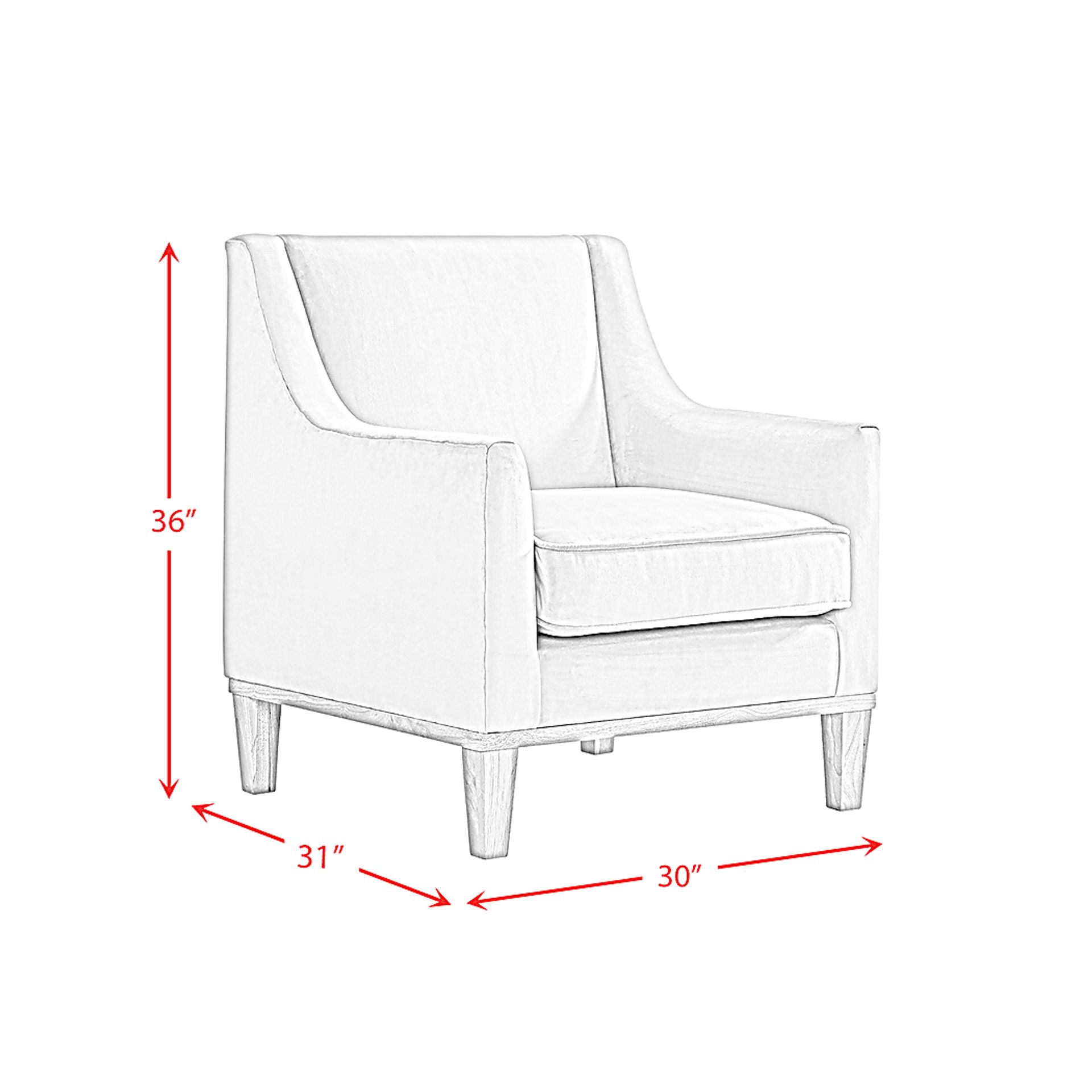 Kaali Dark Blue Accent Chair - Image 9