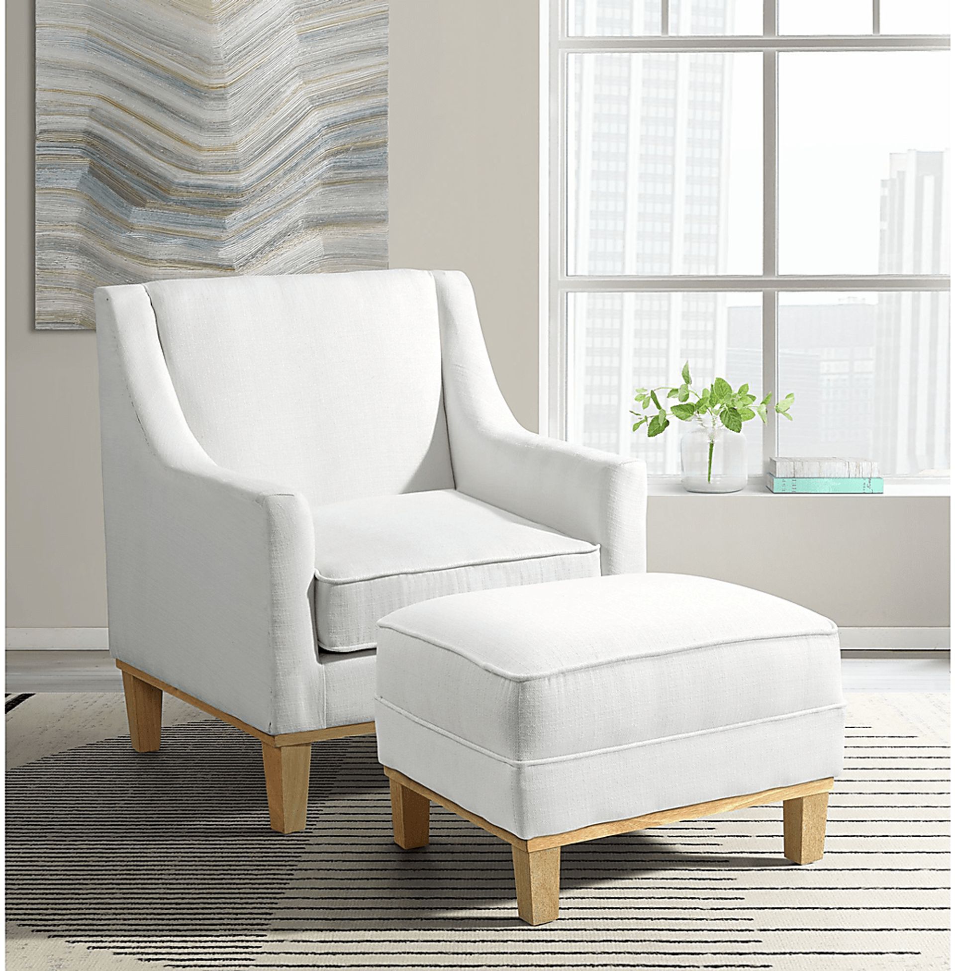 Kaali Ivory Accent Chair - Image 8