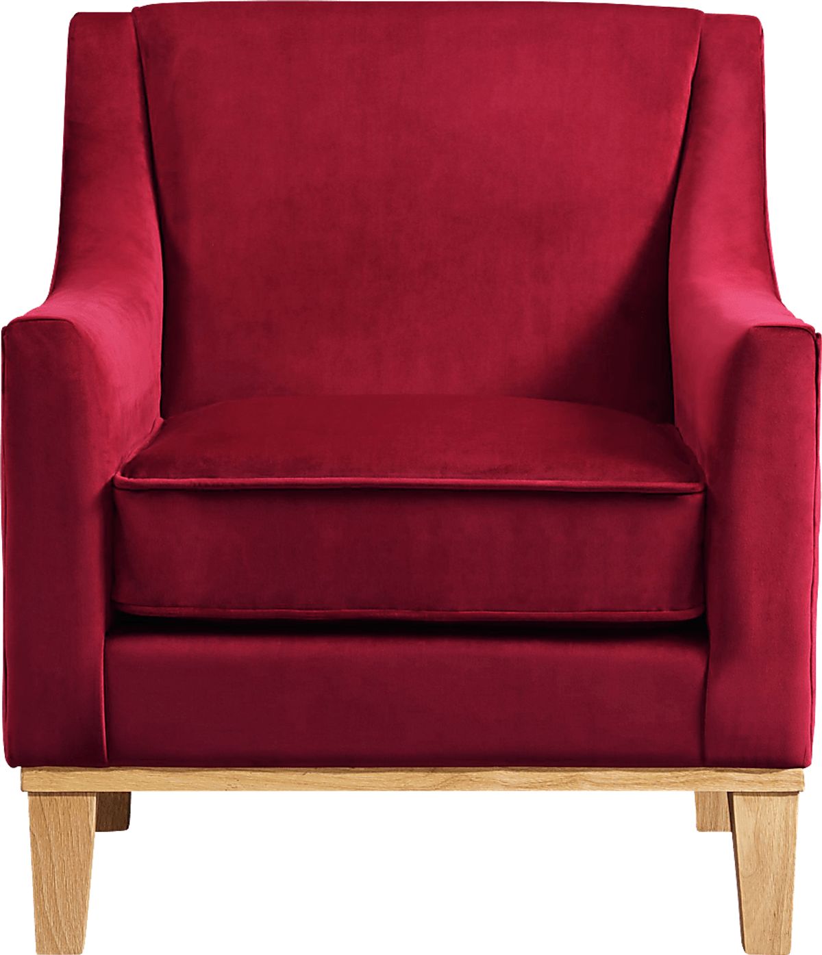 Kaali Ruby Red Polyester Fabric Accent Chair | Rooms to Go