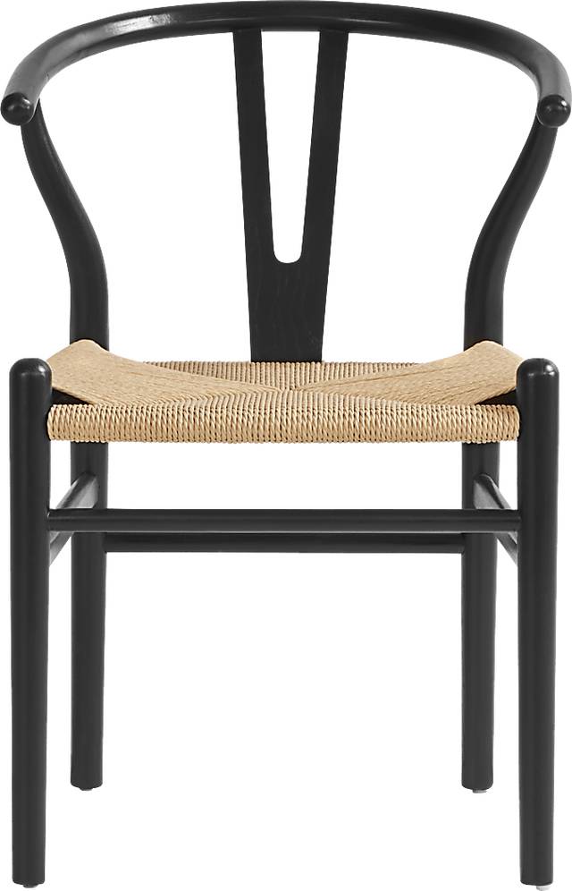 Kaarina White 5 Pc Round Dining Room with Black Chairs - Thumbnail - Image 4
