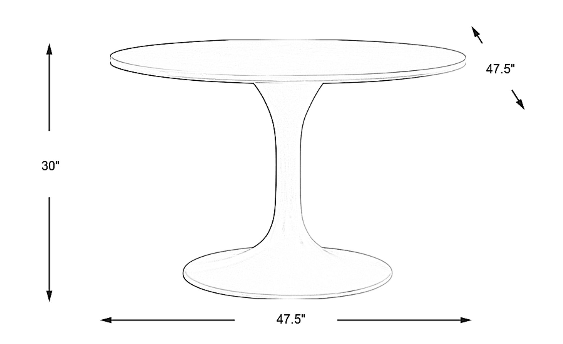 Dimension Image. Please refer to the Dimension Tab on this page for dimension details.