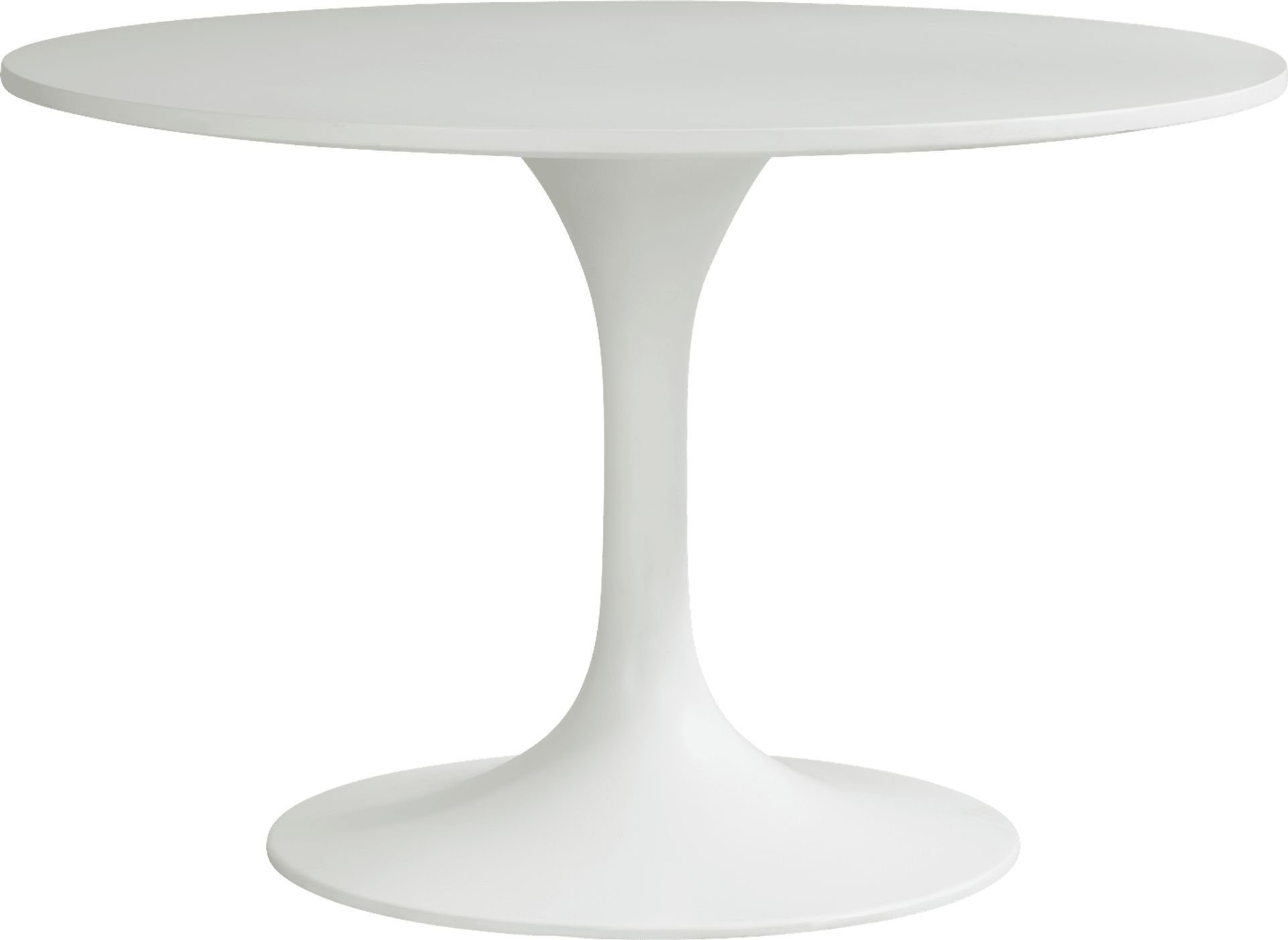 Kaarina White Round Dining Table - Image 1