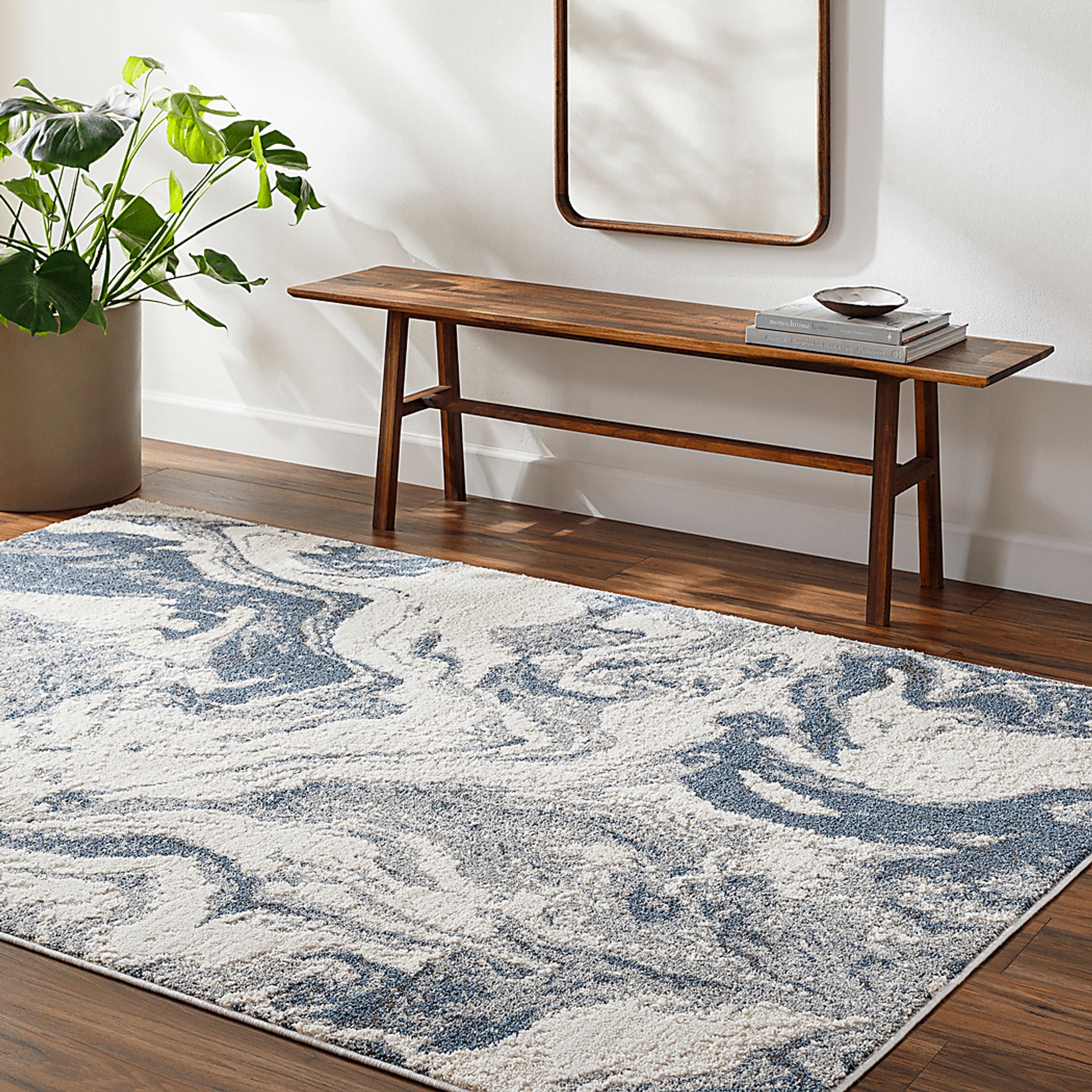 Kabarri Blue 5'3 x 7' Area Rug - Image 2