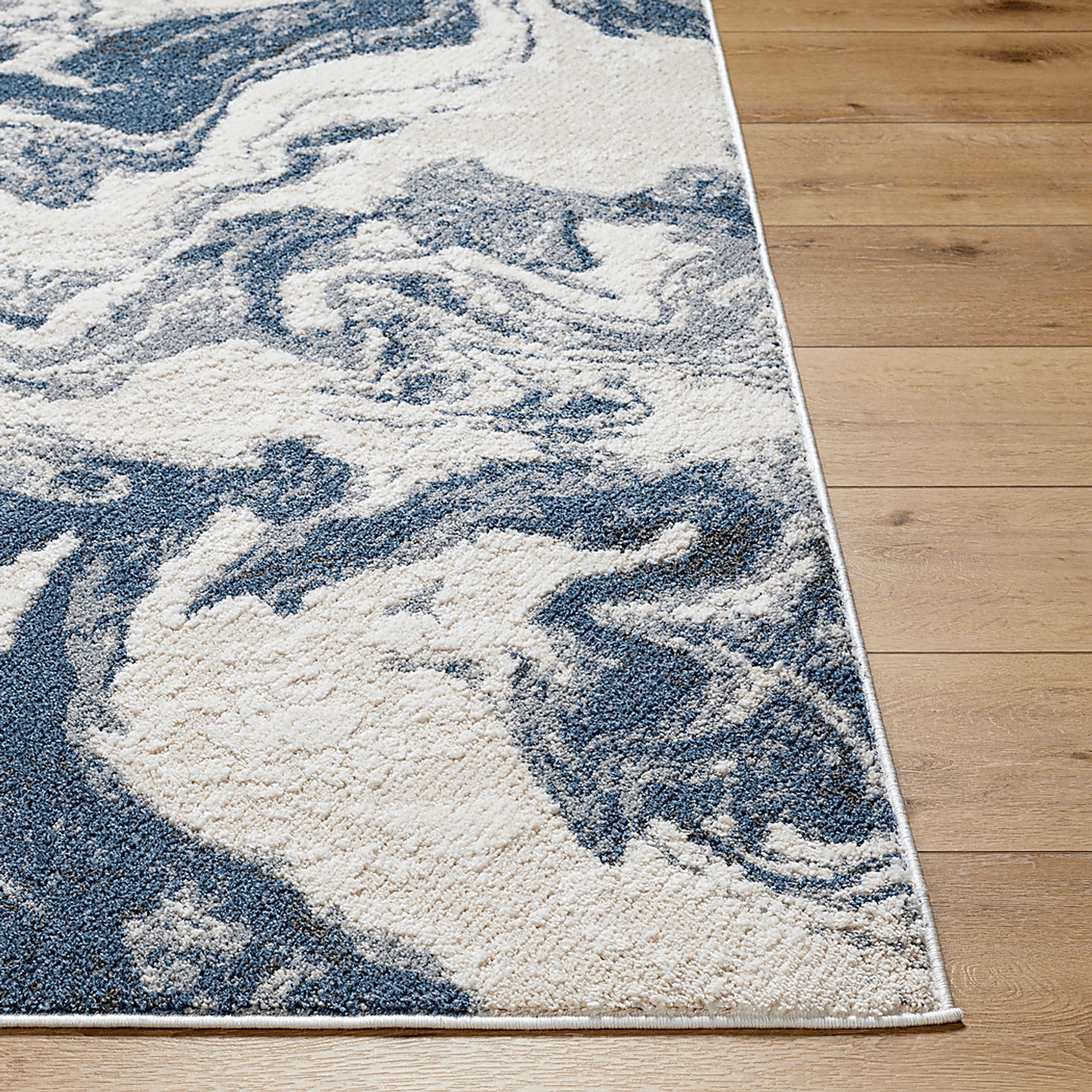 Kabarri Blue 5'3 x 7' Area Rug - Image 3