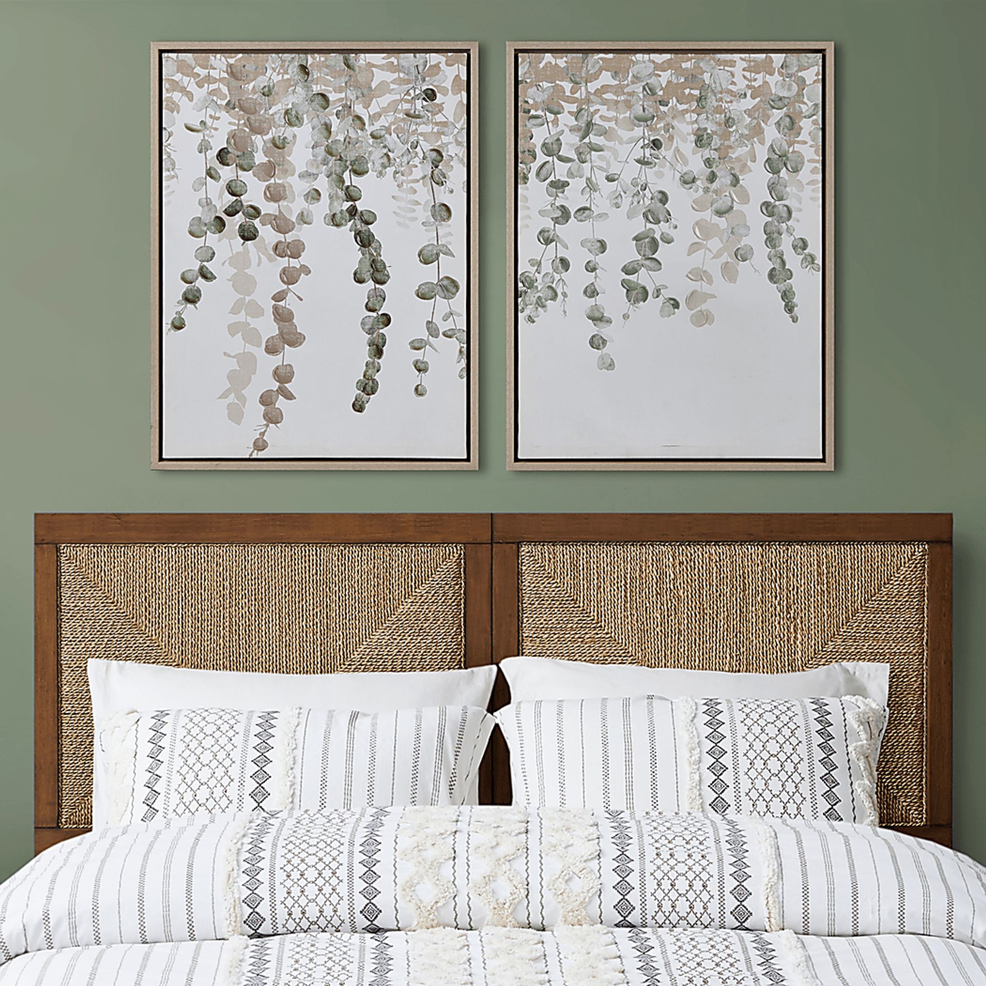 Kabedi Green Wall Decor, Set of 2 - Image 2