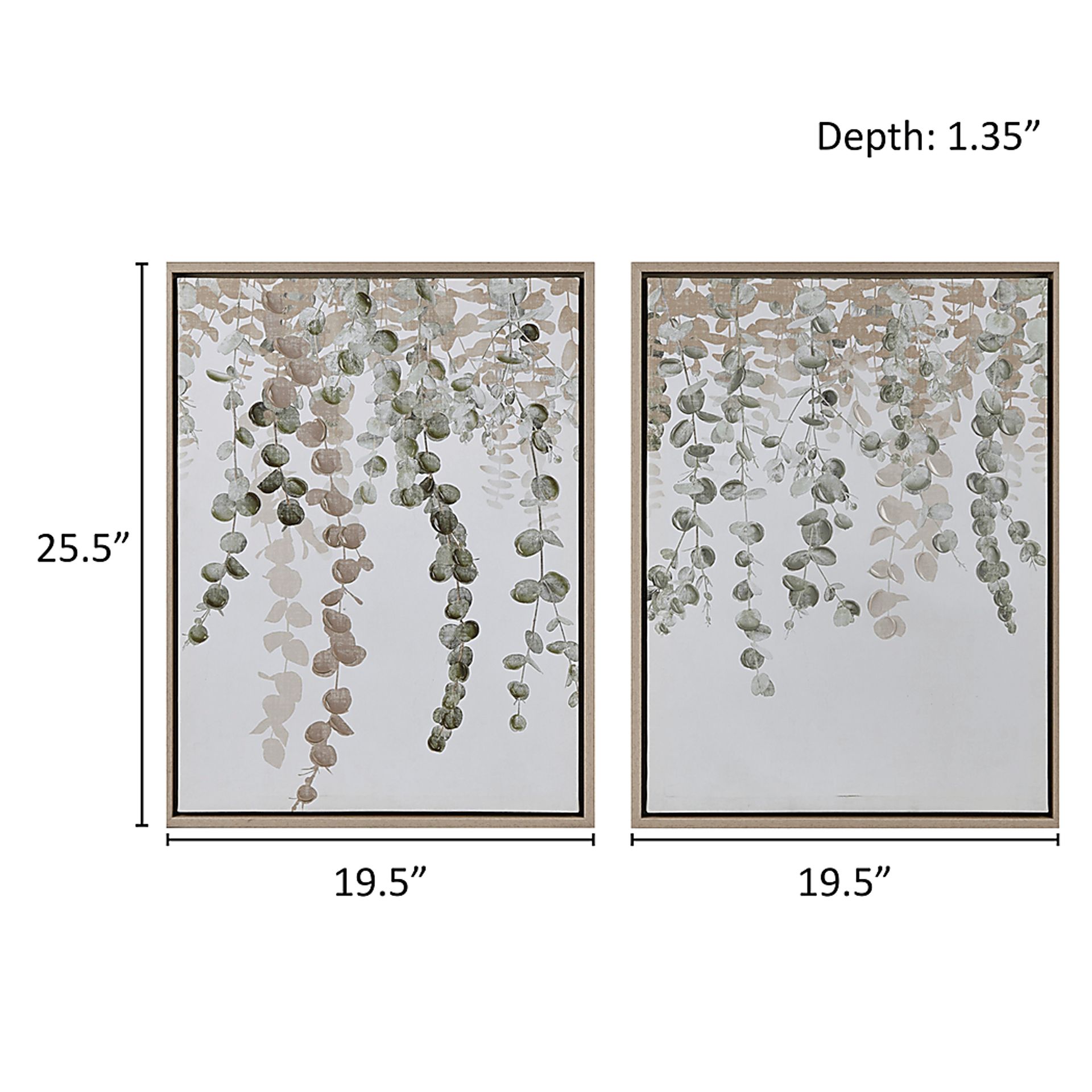 Kabedi Green Wall Decor, Set of 2 - Image 7
