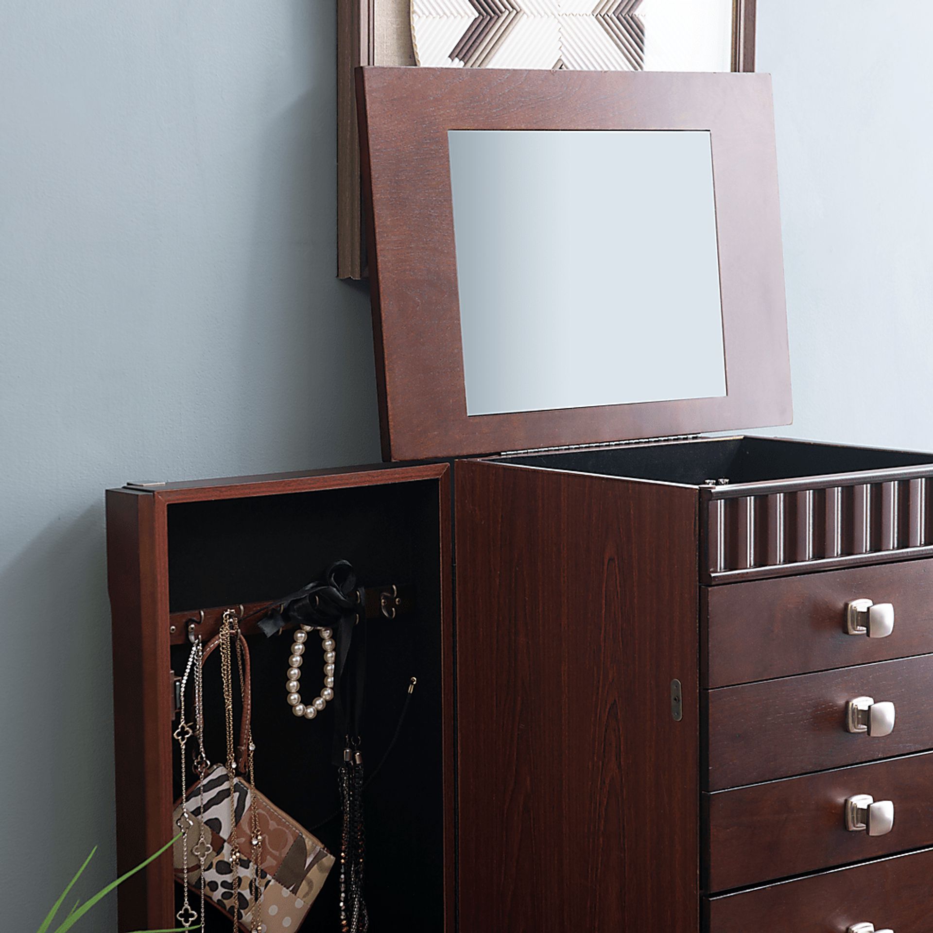 Kabrawa Brown Jewelry Armoire - Image 12