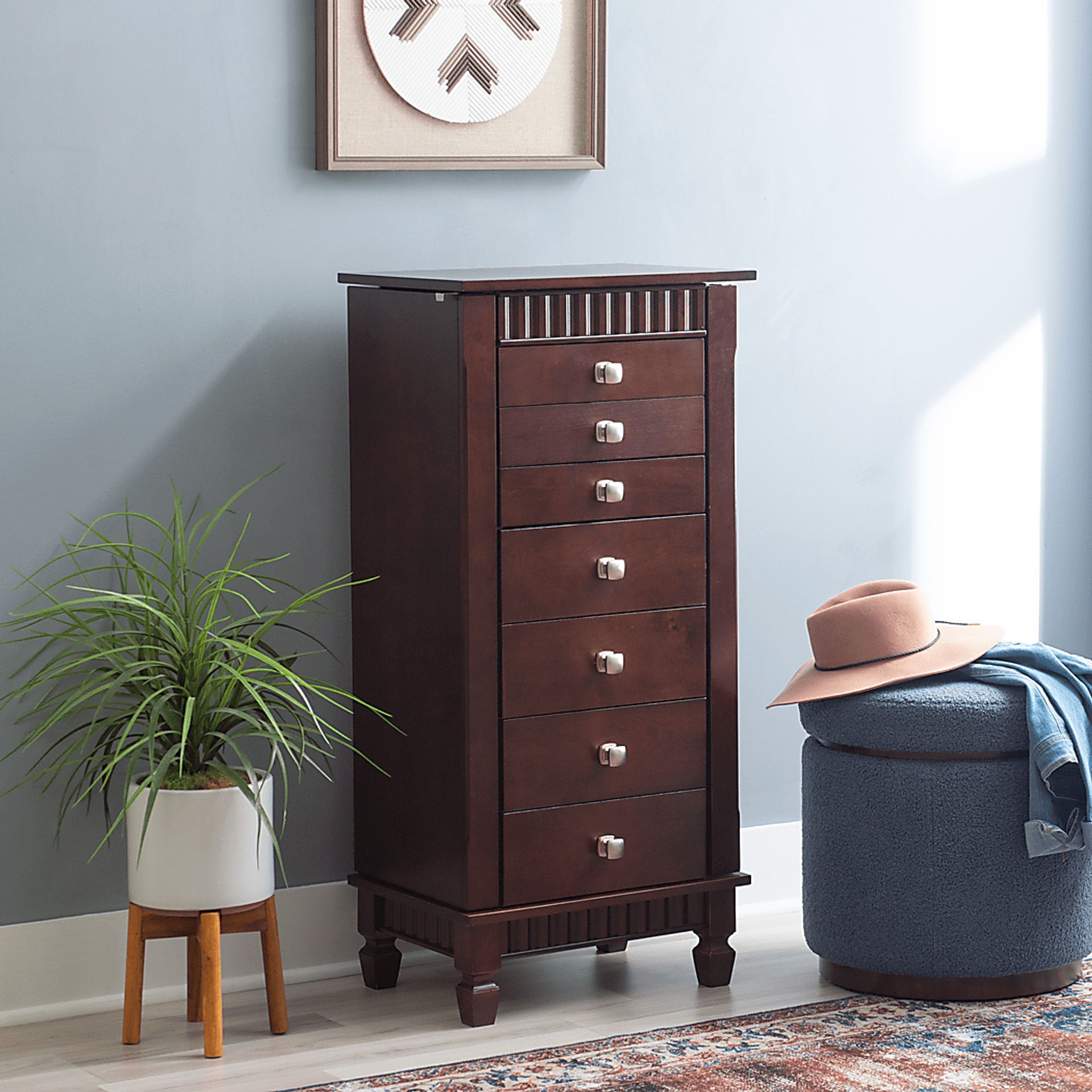 Kabrawa Brown Jewelry Armoire - Image 2
