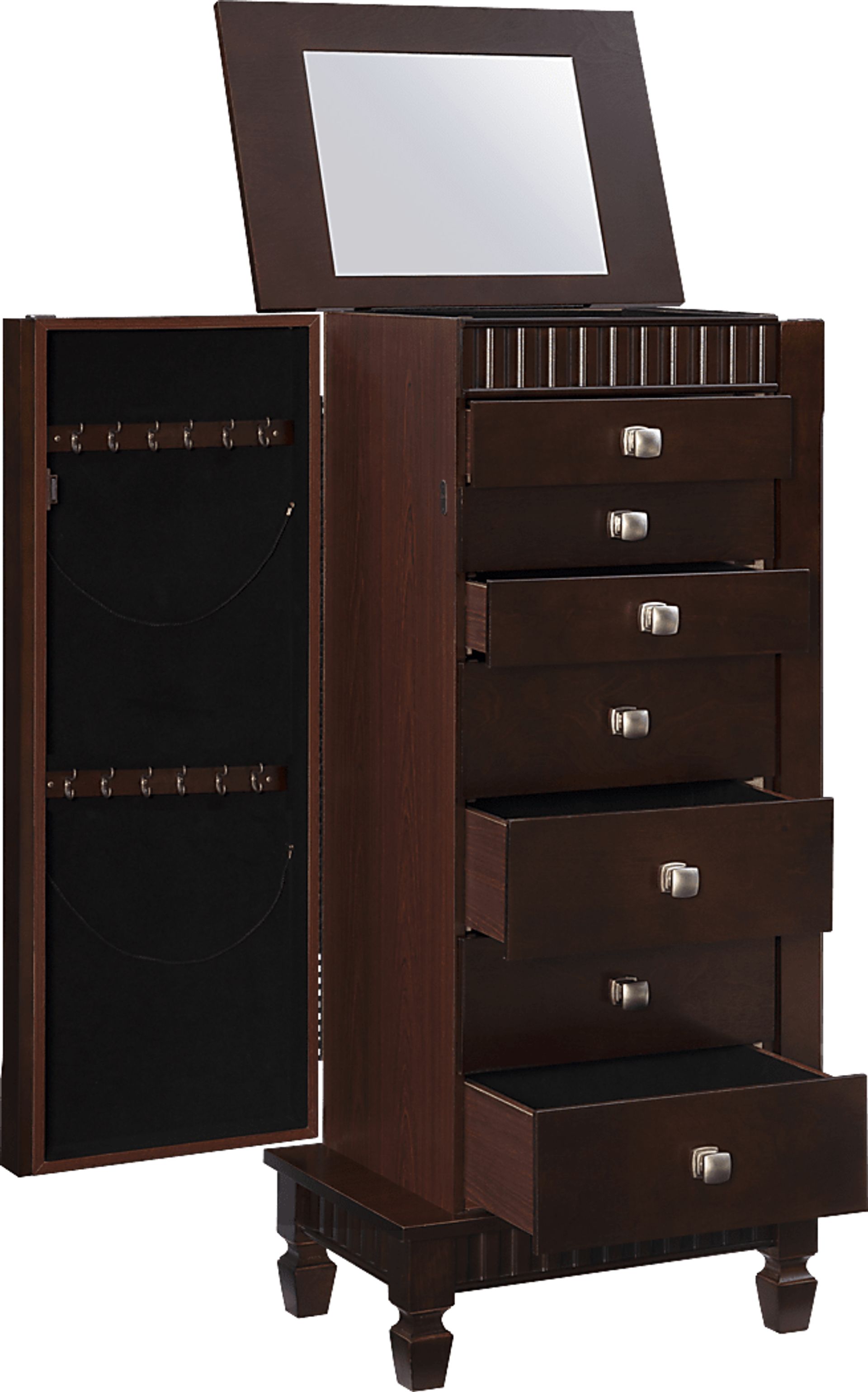 Kabrawa Brown Jewelry Armoire - Image 9
