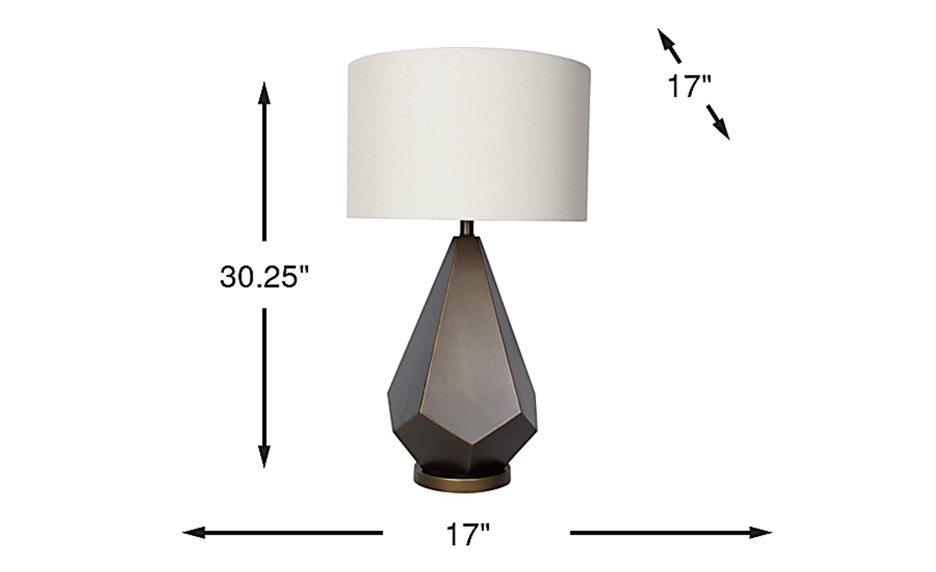 Dimension Image. Please refer to the Dimension Tab on this page for dimension details.