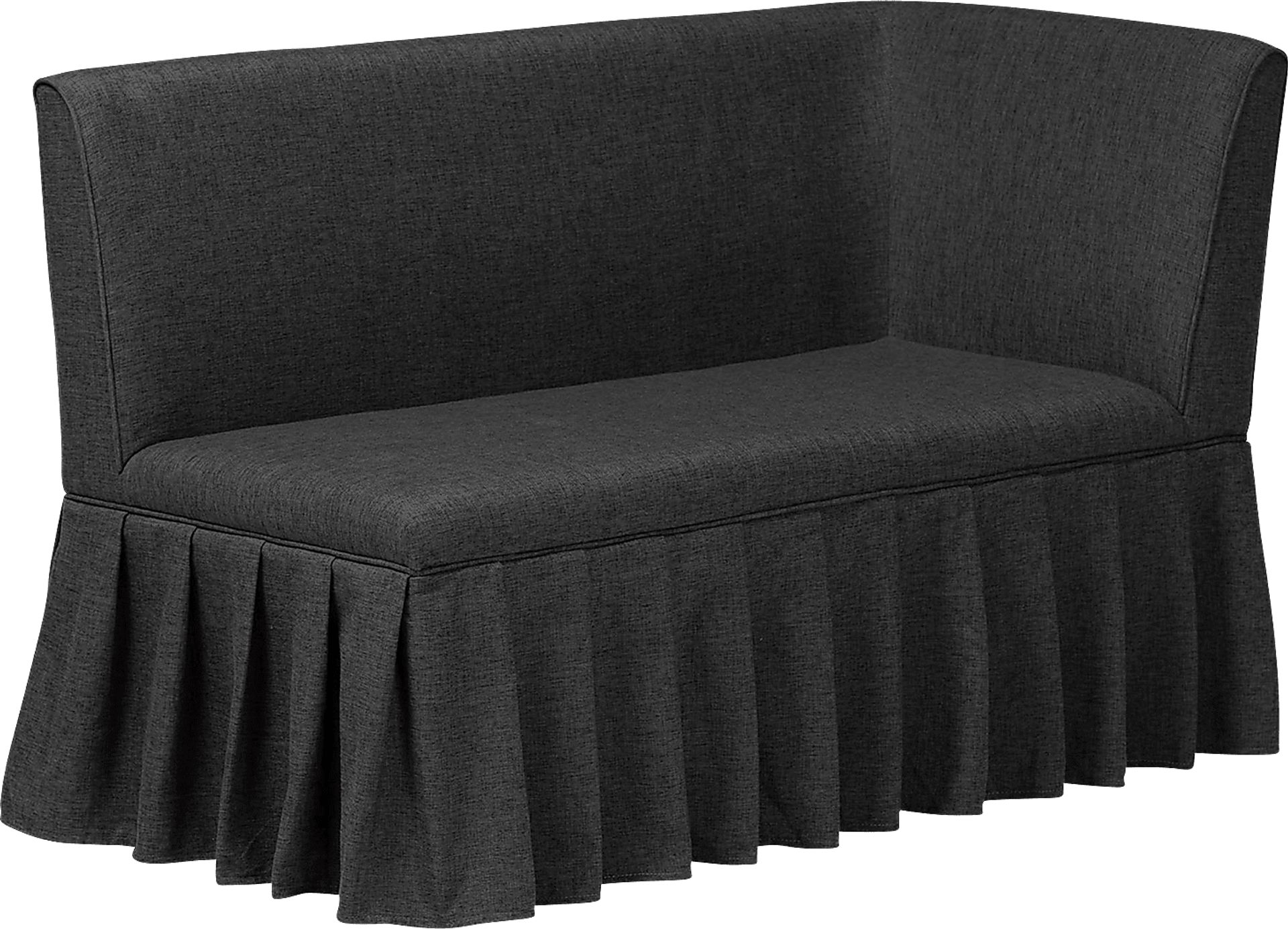 Kaddak I Charcoal Dining Bench - Image 2