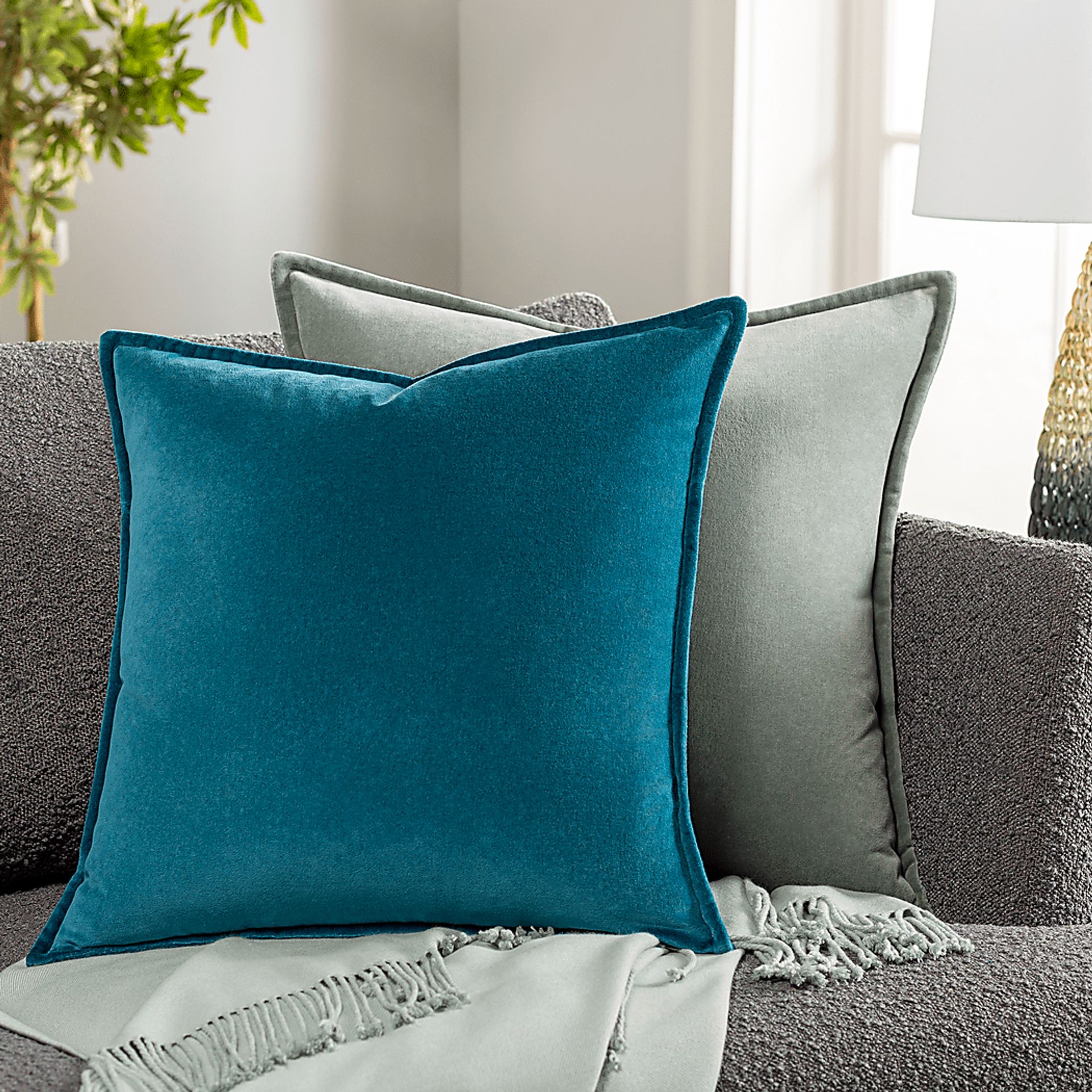 Kaden Teal Accent Pillow - Image 2