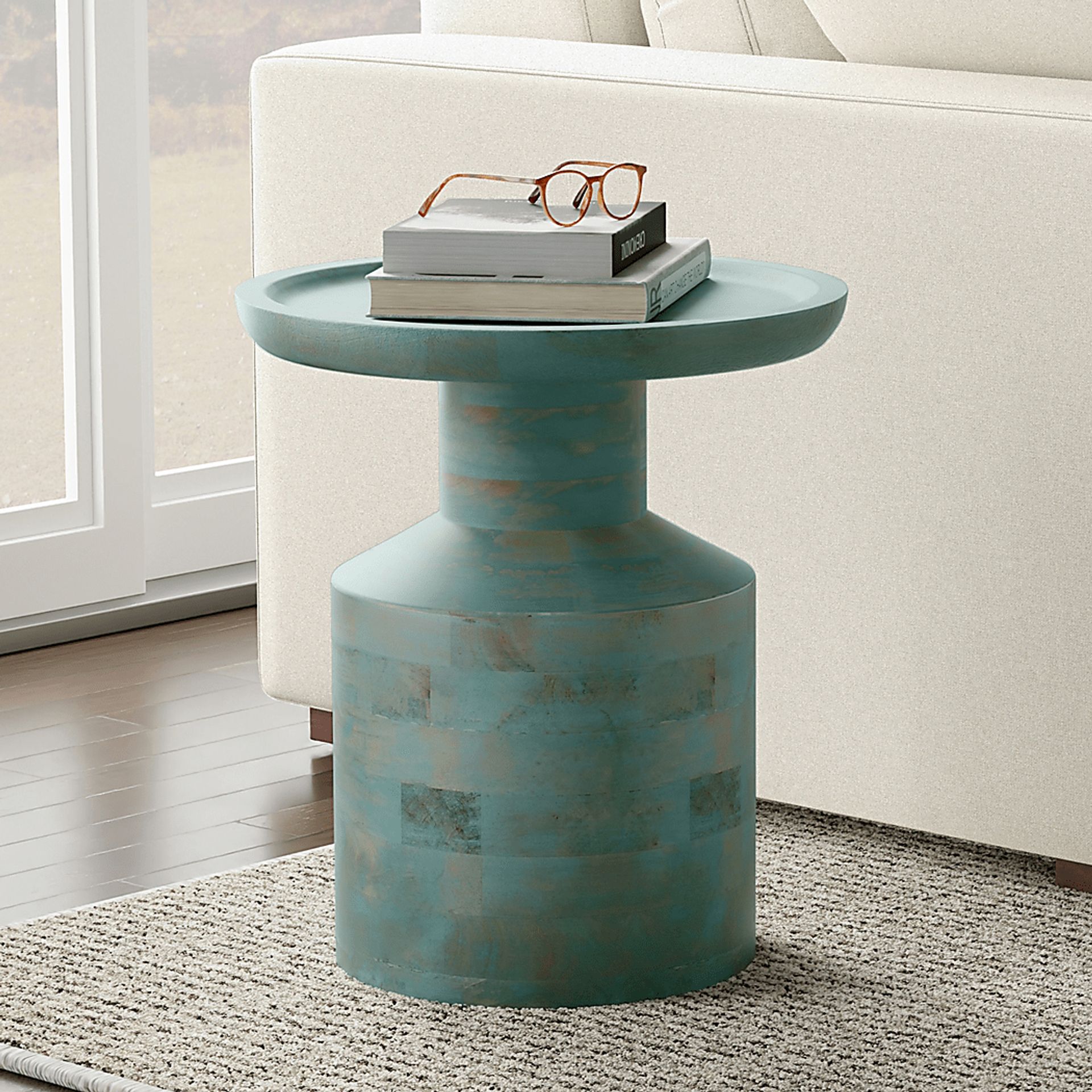 Kadidia Blue End Table - Image 2