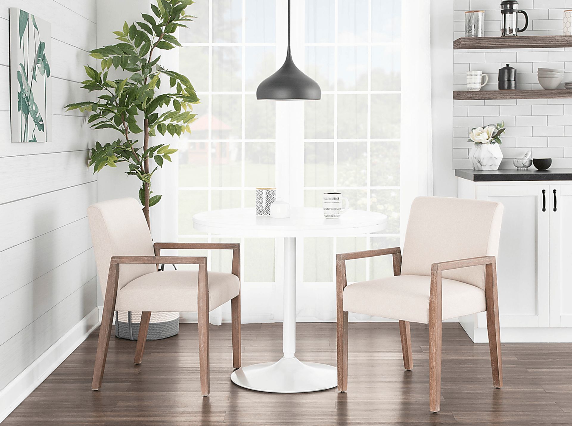 Kadleston II Beige Arm Chair, Set of 2 - Image 8