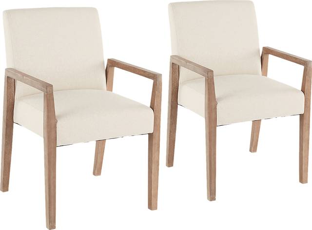 Kadleston II Beige Arm Chair, Set of 2 - Thumbnail - Image 1