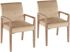 Kadleston II Brown Arm Chair, Set of 2