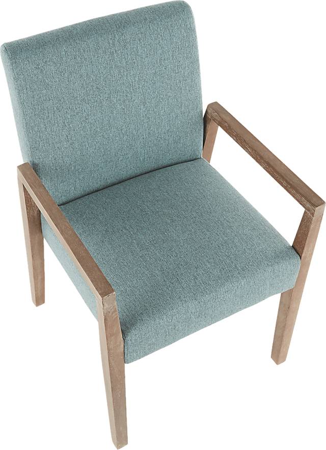 Kadleston II Teal Arm Chair, Set of 2 - Thumbnail - Image 7