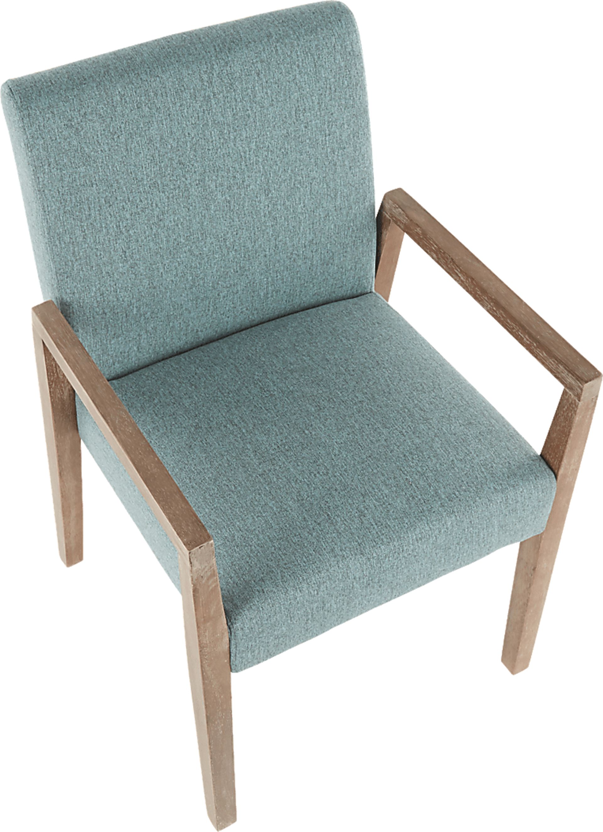 Kadleston II Teal Arm Chair, Set of 2 - Image 7