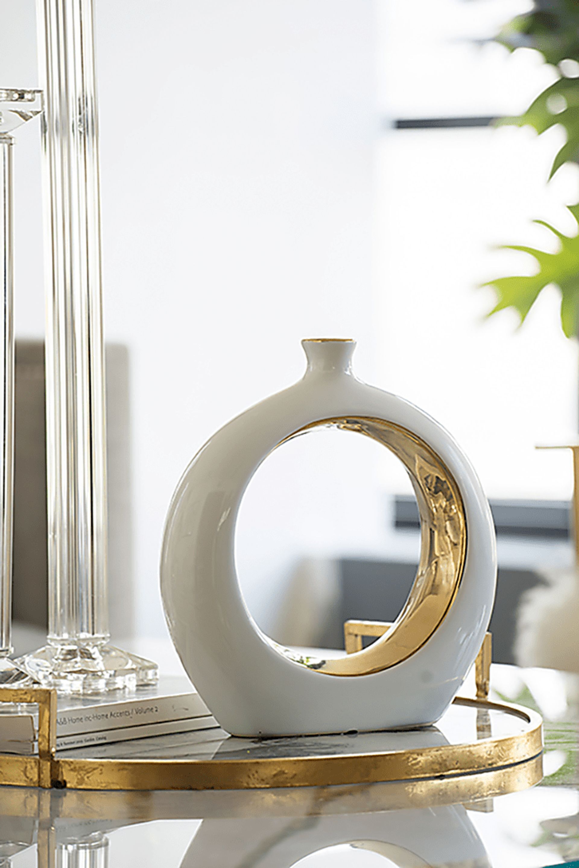 Kaeleen I White Vase - Image 2