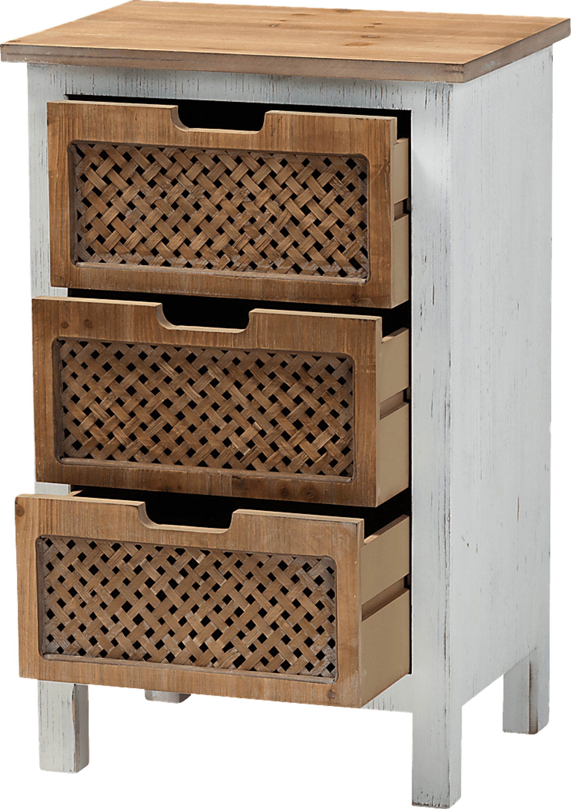 Kaen White Oak Accent Cabinet - Image 2