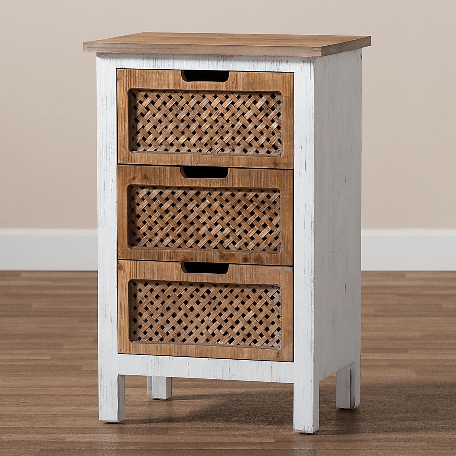 Kaen White Oak Accent Cabinet - Image 7
