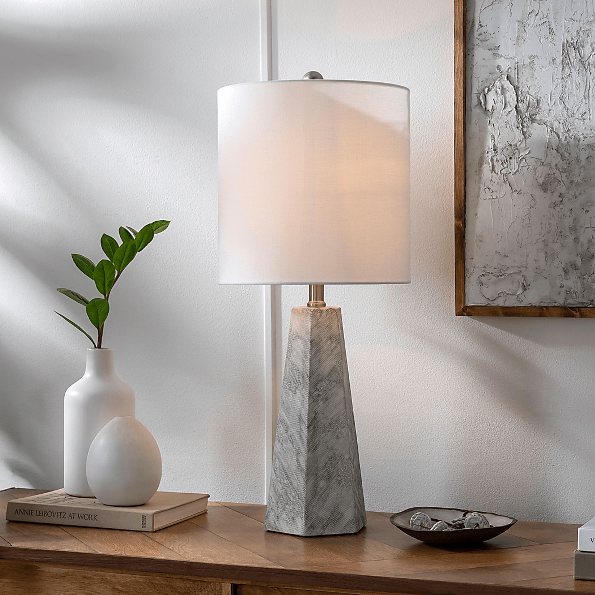 Kahle Land Gray Lamp - Image 4