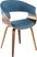 Kahmiel I Blue Arm Chair, Set of 2