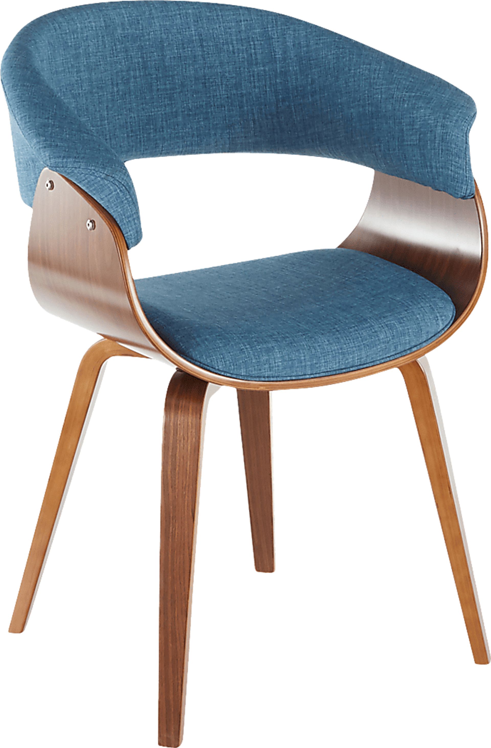 Kahmiel I Blue Arm Chair, Set of 2 - Image 5