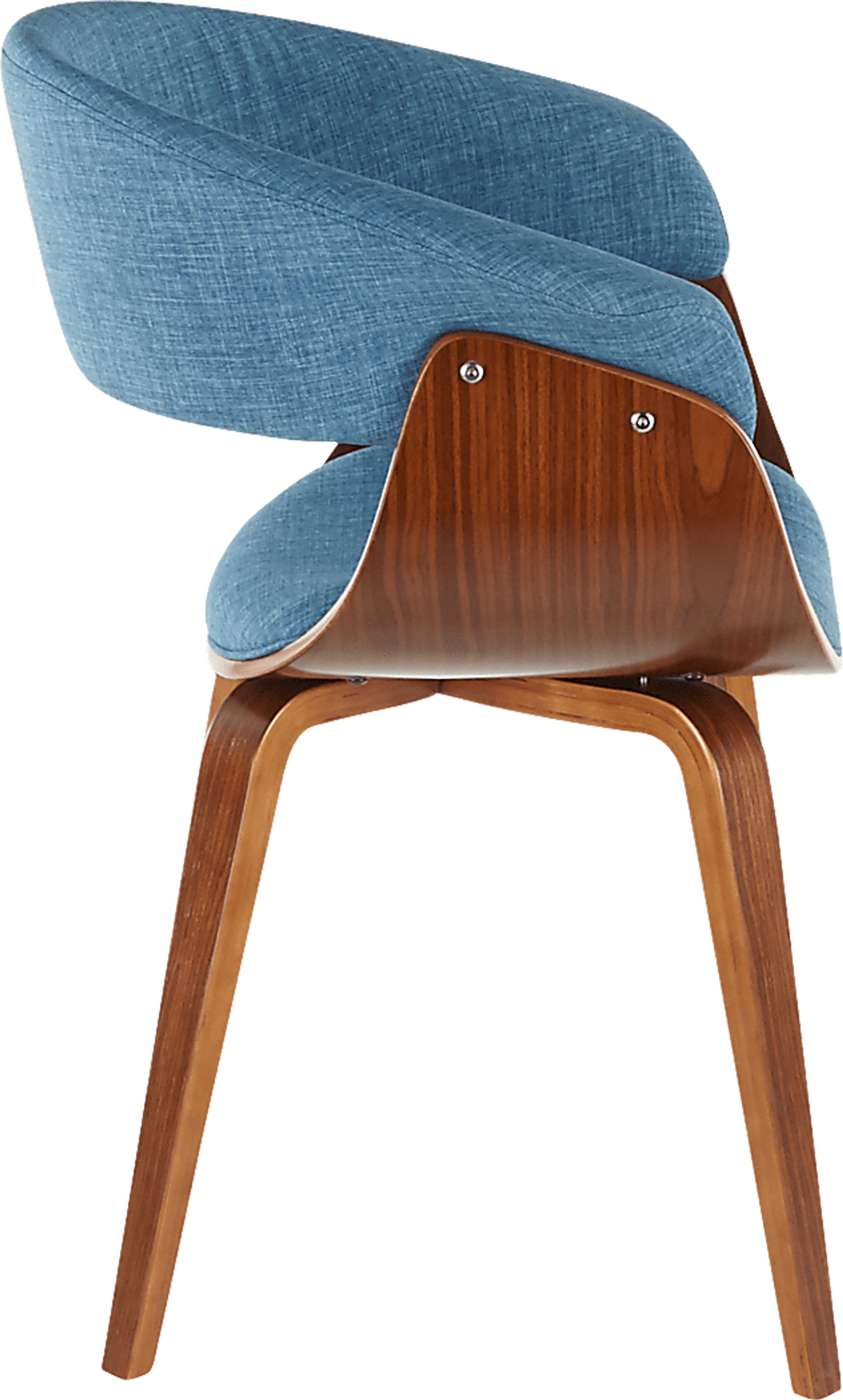 Kahmiel I Blue Arm Chair, Set of 2 - Image 6