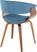 Kahmiel I Blue Arm Chair, Set of 2