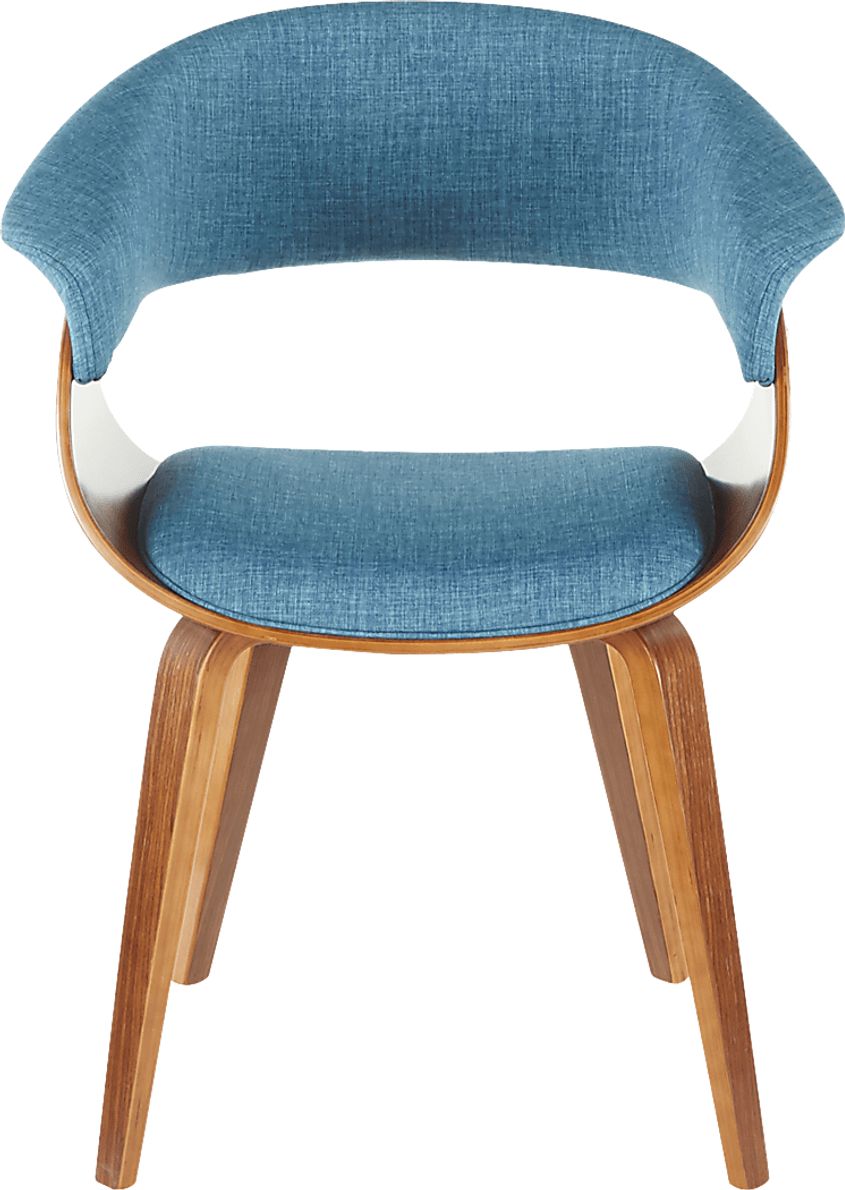 Kahmiel I Blue Arm Chair, Set of 2