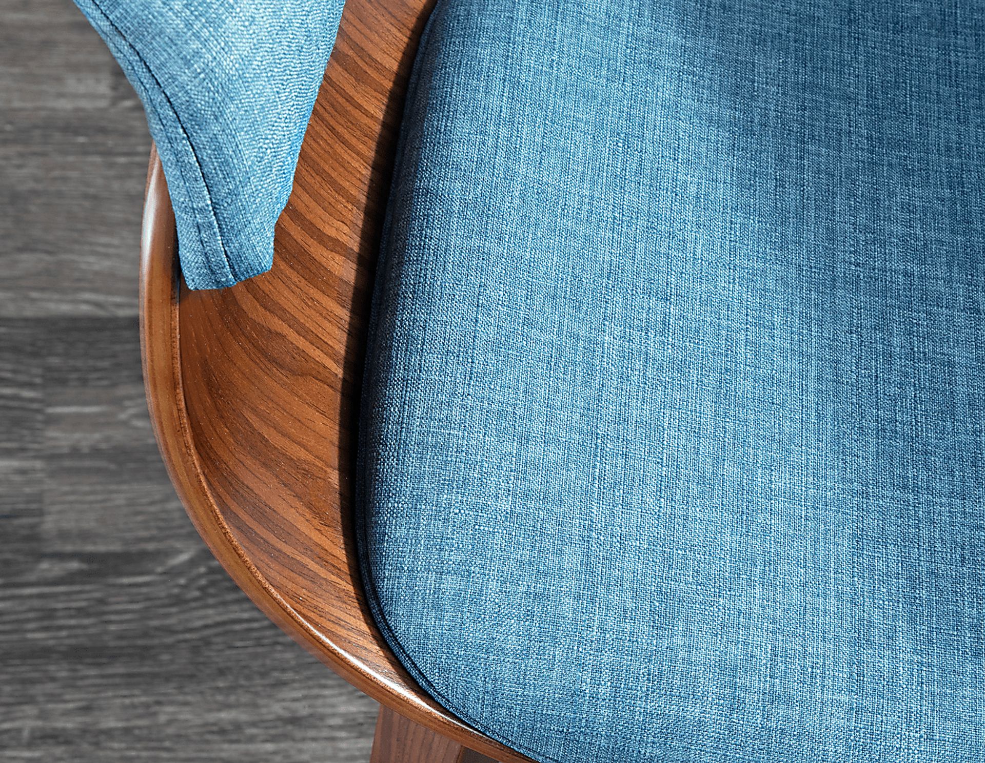 Kahmiel I Blue Arm Chair, Set of 2 - Image 10