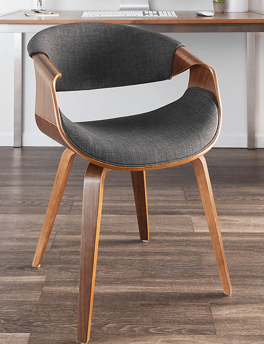 Kahmiel I Charcoal Arm Chair, Set of 2